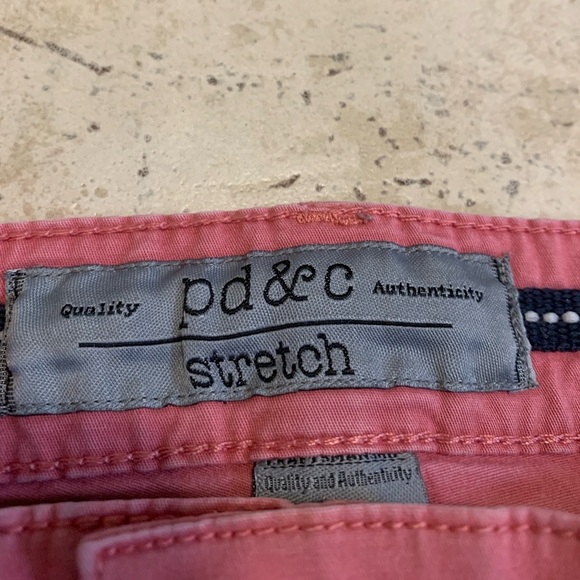 pd&c Men's Pink Stretch Cotton Shorts - Size 36 - Picture 5 of 7